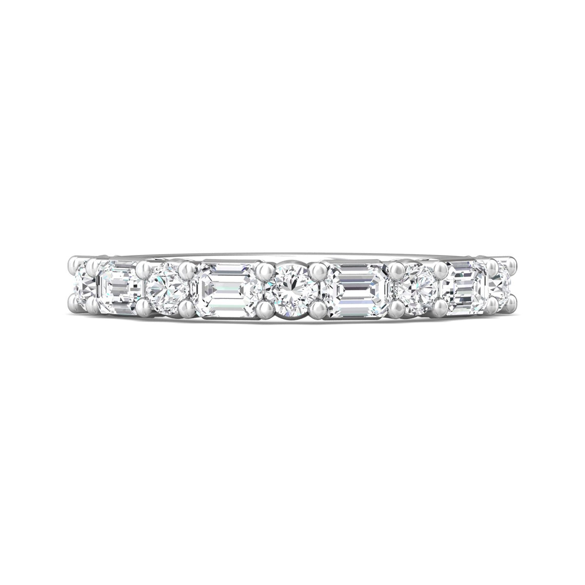 7/8ct. t.w. Diamond Anniversary Ring in 14K White Gold