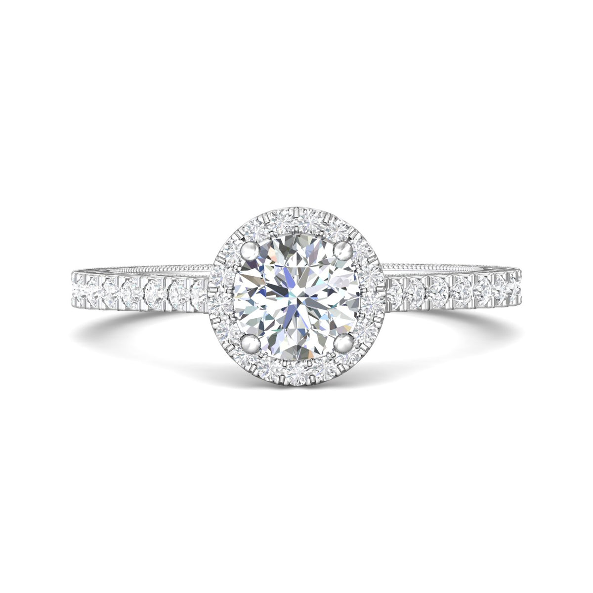 1/3ct. t.w. Diamond Engagement Ring in 14K White Gold