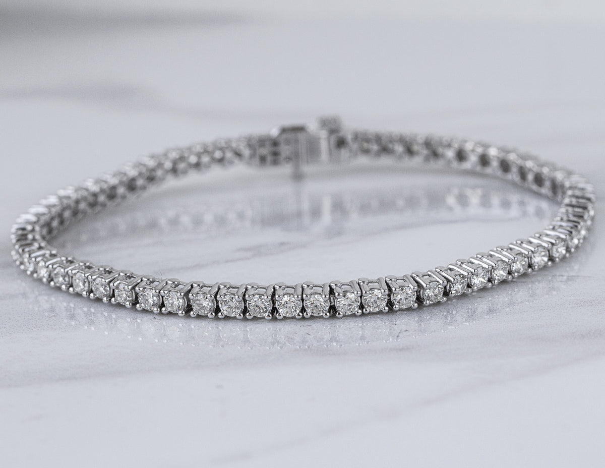 4ct. t.w. Diamond Tennis Bracelet in 14K White Gold
