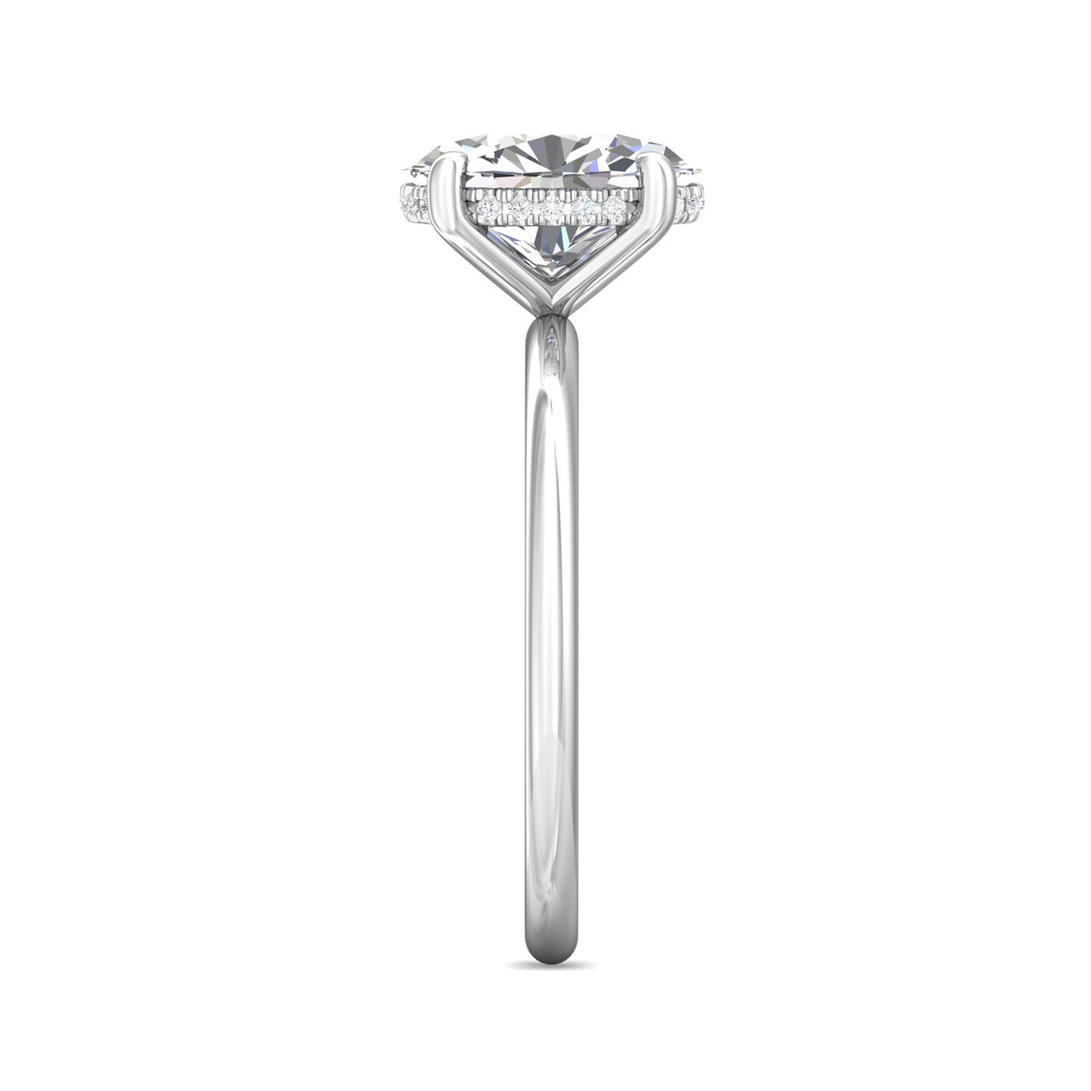 .06ct. t.w. Diamond Engagement Ring in 14K White Gold