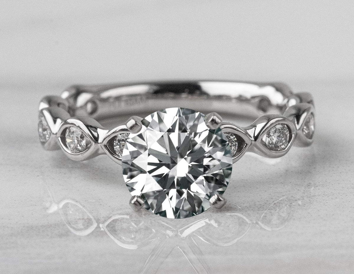 1/2ct. t.w. Kessler 81 Diamond Engagement Ring in Platinum