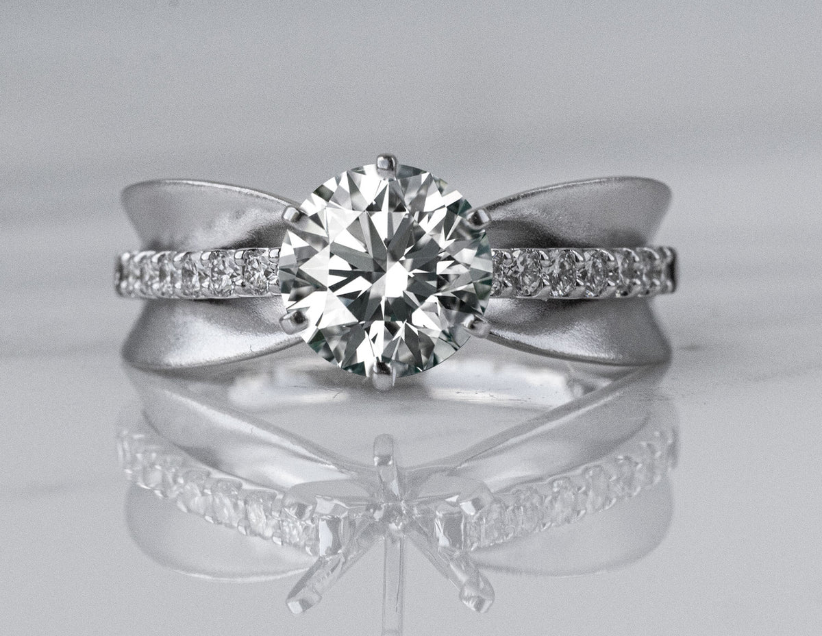 1/4ct. t.w. Diamond Engagement Ring in 14K White Gold