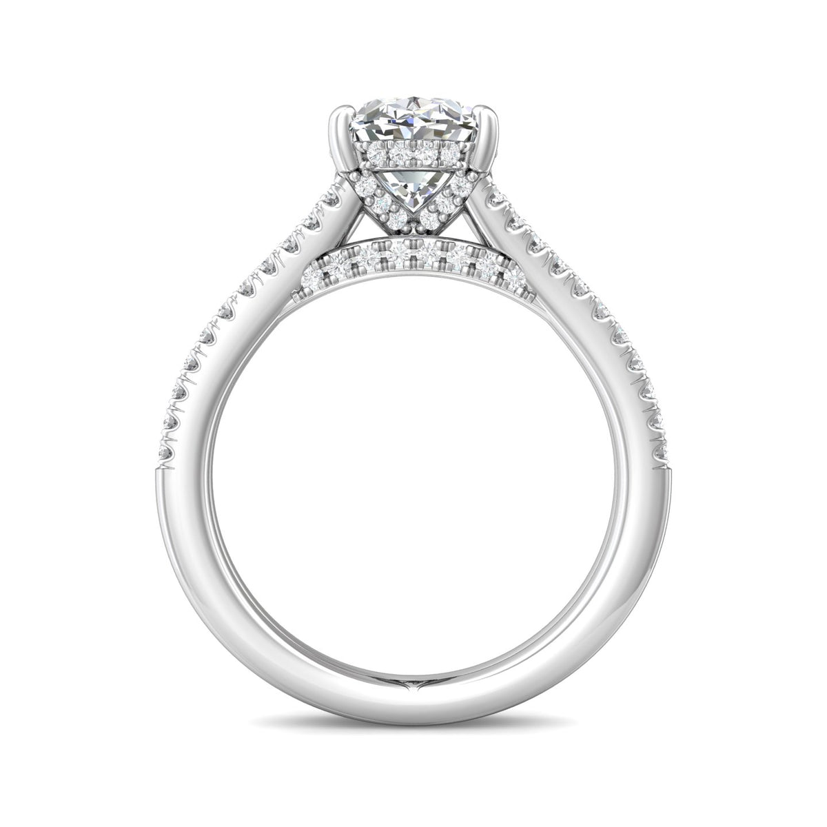 2/5ct. t.w. Diamond Engagement Ring in 14K White Gold