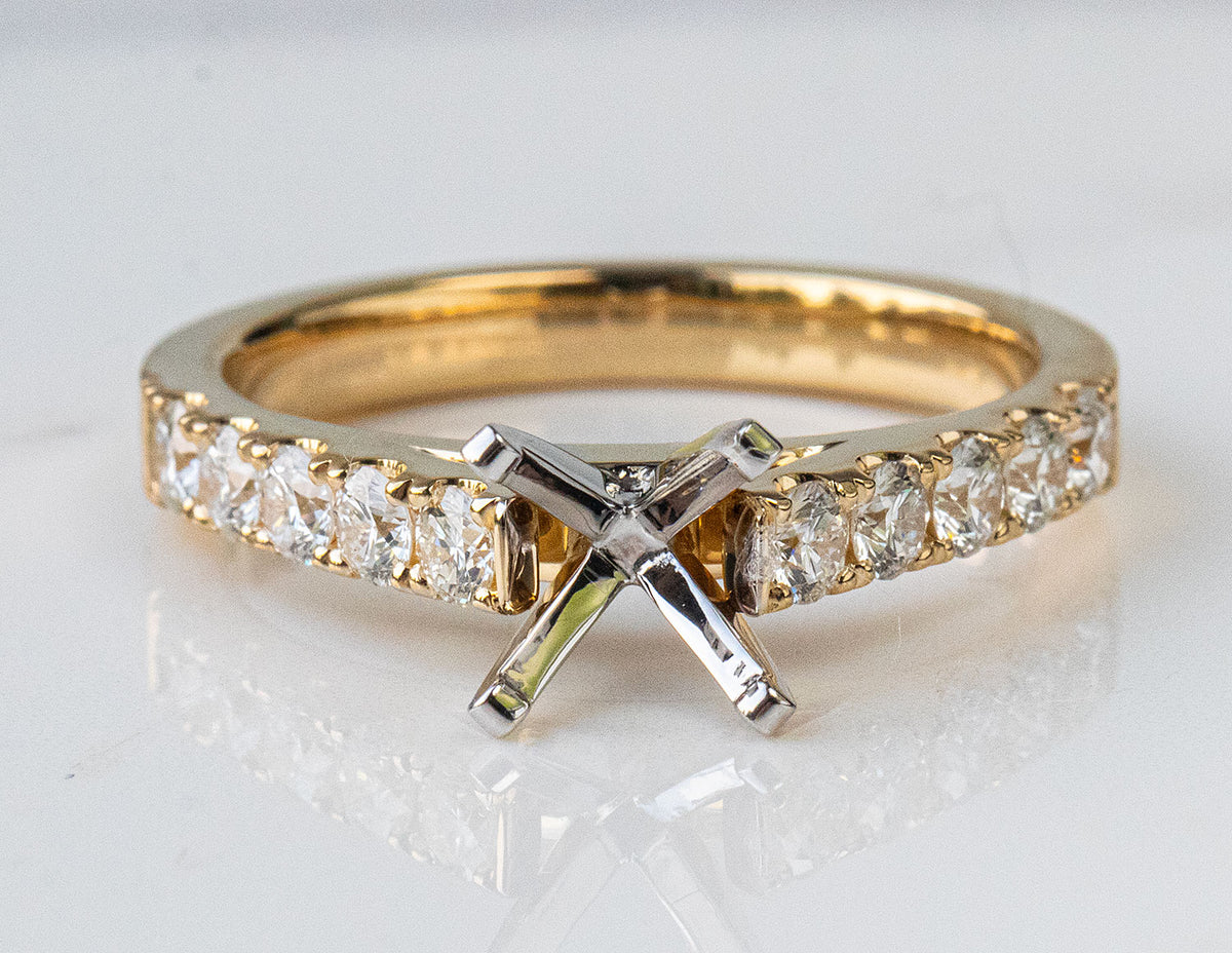1/2ct. t.w. Diamond Engagement Ring in 14K Yellow Gold
