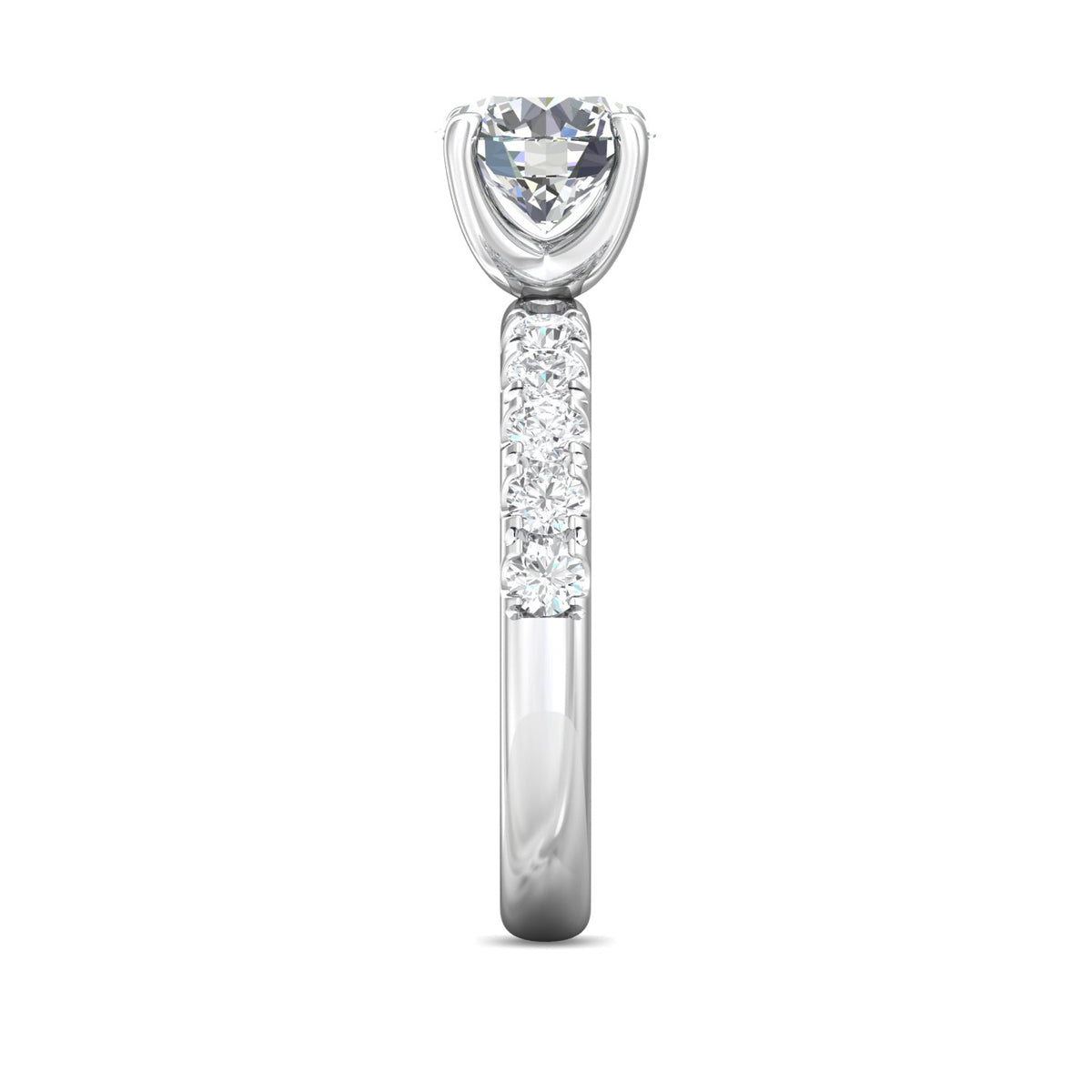 5/8ct. t.w. Diamond Engagement Ring in 14K White Gold