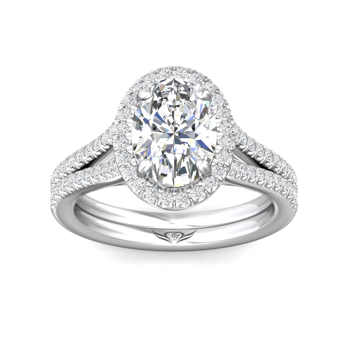 5/8ct. t.w. Diamond Engagement Ring in 14K White Gold