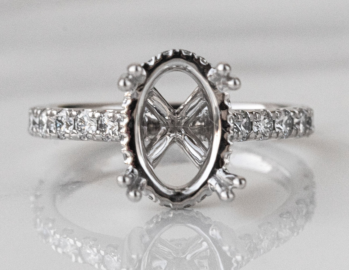 3/4ct. t.w. Newborn Lab Created Diamond Engagement Ring in Platinum