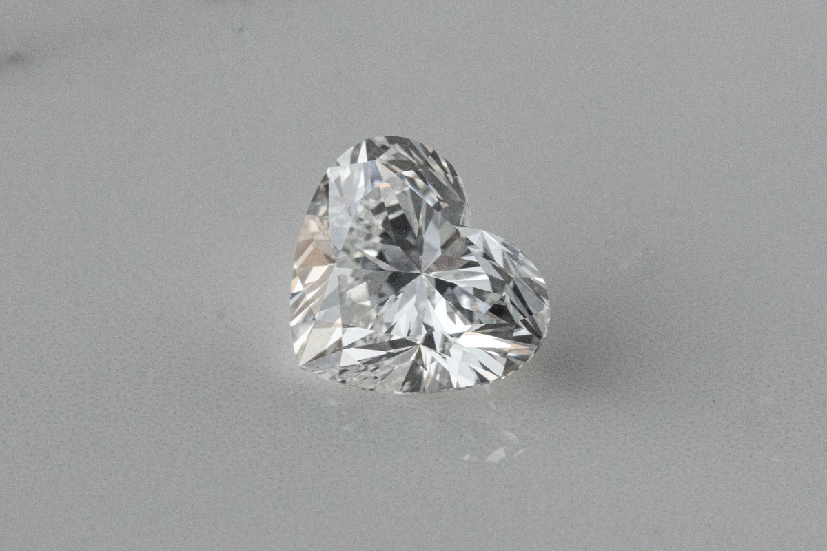 2ct. Heart Cut Newborn Lab Created Diamond