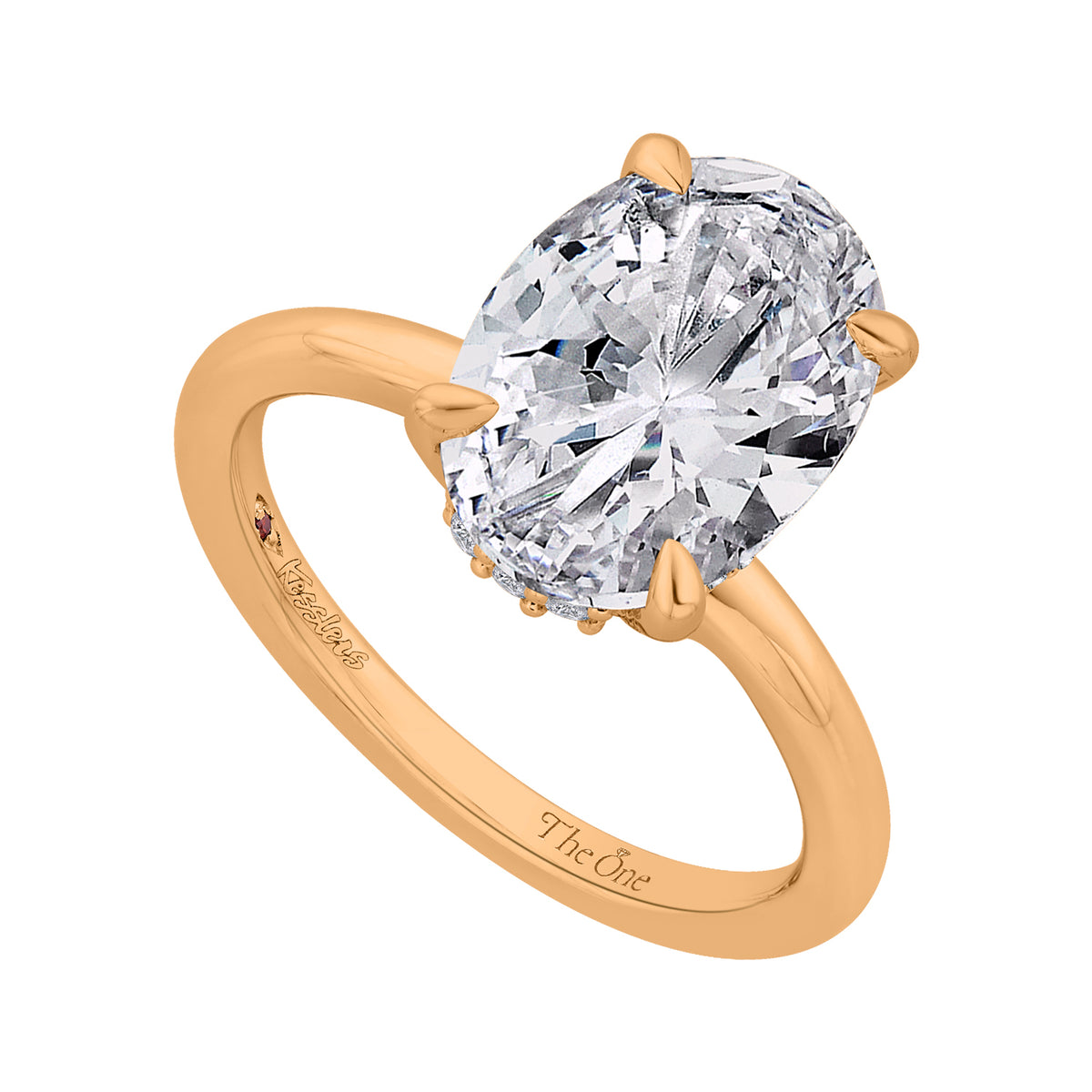 1/8ct. t.w. Diamond Engagement Ring in 14K Yellow Gold