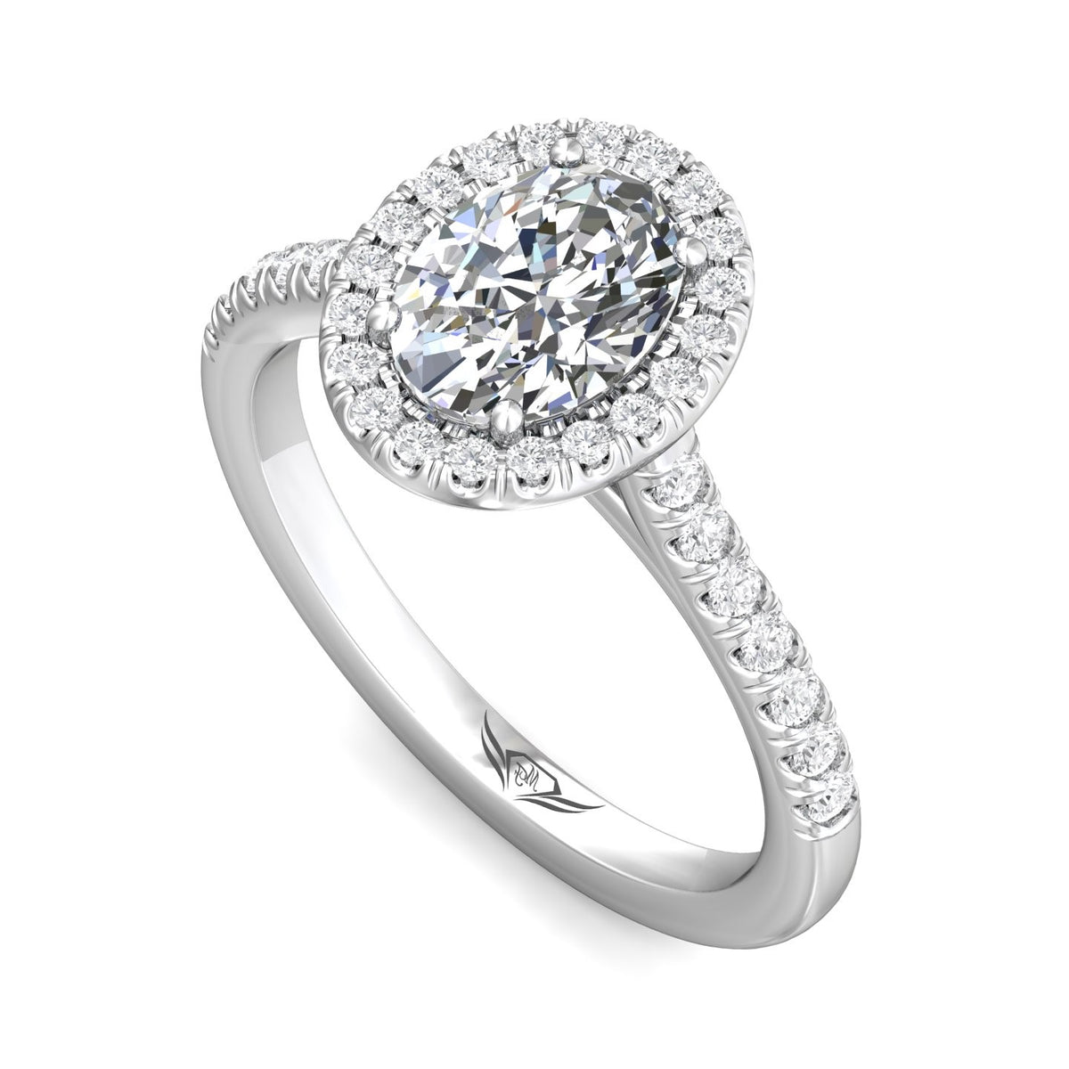 1/3ct. t.w. Diamond Engagement Ring in 14K White Gold