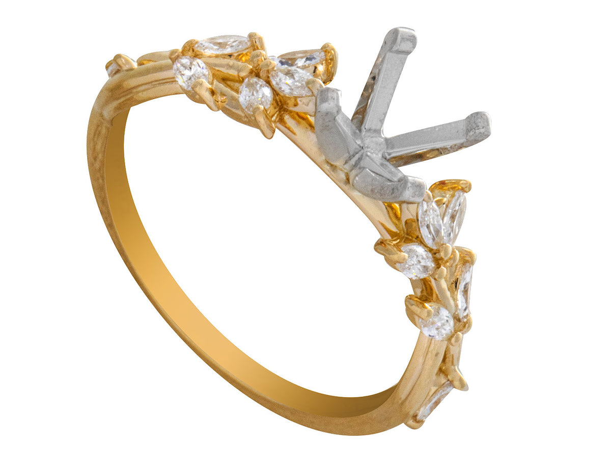 1/3ct. t.w. Diamond Engagement Ring in 14K Yellow Gold