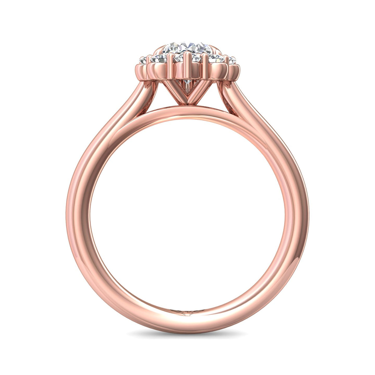 1/4ct. t.w. Diamond Engagement Ring in 14K Rose Gold