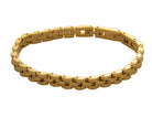Stainless Steel/Gold-IP Polished Watch Link Bracelet