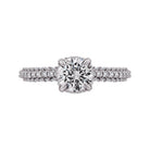 7/8ct. t.w. Diamond Engagement Ring in 14K White Gold