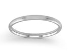 2mm Wedding Ring in 14K White Gold