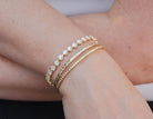 1/3ct. t.w. Diamond Flexie Bangle Bracelet in 14K Yellow Gold