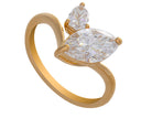 1 3/4ct. t.w. Newborn Lab Created Diamond Toi et Moi 2-Stone Ring in 14K Yellow Gold