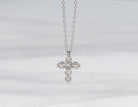 1/2ct. t.w. Diamond Cross Pendant in 14K White Gold