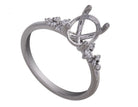 1/7ct. t.w. Diamond Engagement Ring in 14K White Gold