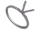 1/6ct. t.w. Diamond Engagement Ring in 14K White Gold