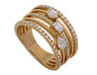 3/4ct. t.w. Diamond Fashion Ring in 14K Yellow Gold