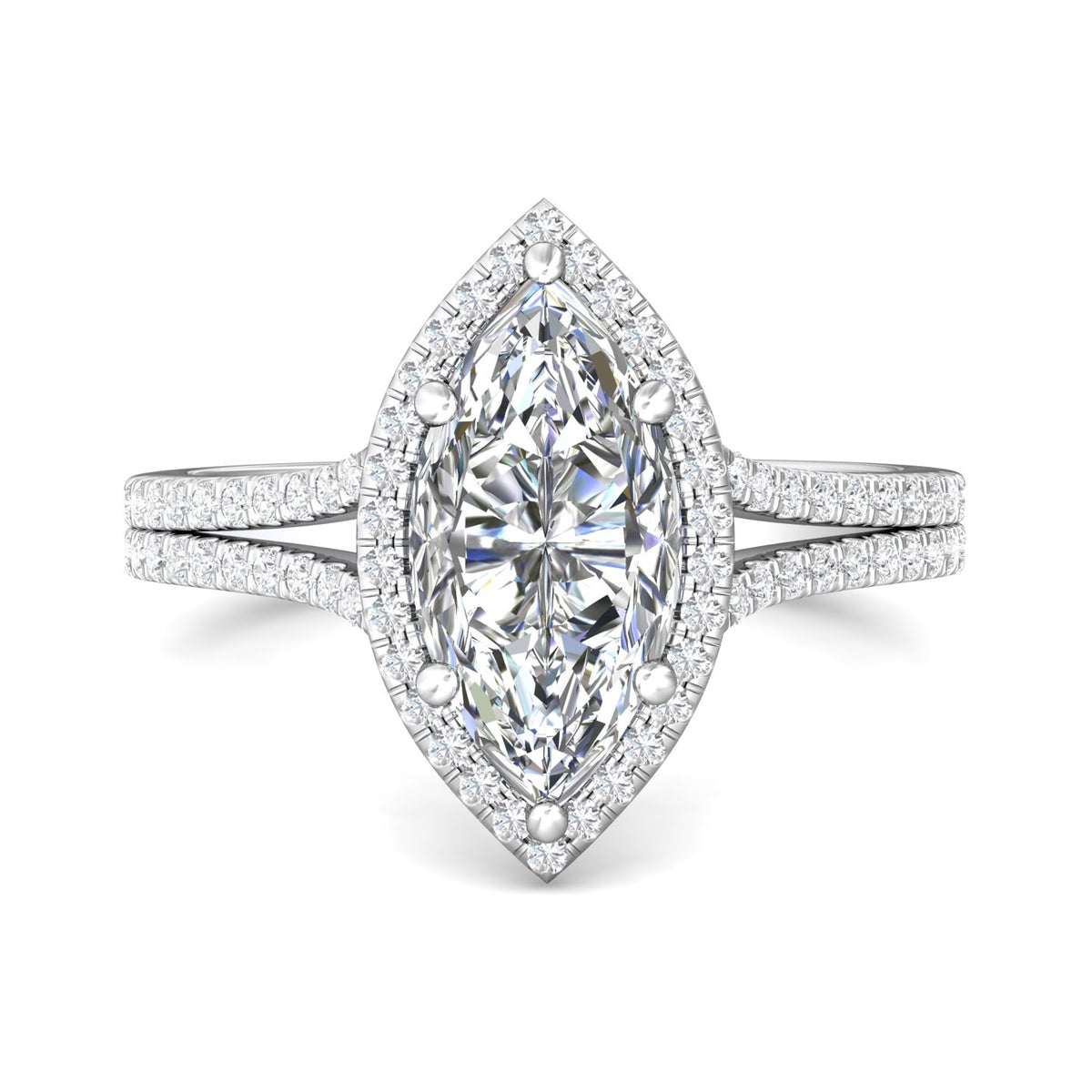 2/5ct. t.w. Diamond Engagement Ring in 14K White Gold
