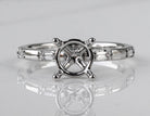 1/14ct. t.w. Diamond Engagement Ring in 14K White Gold