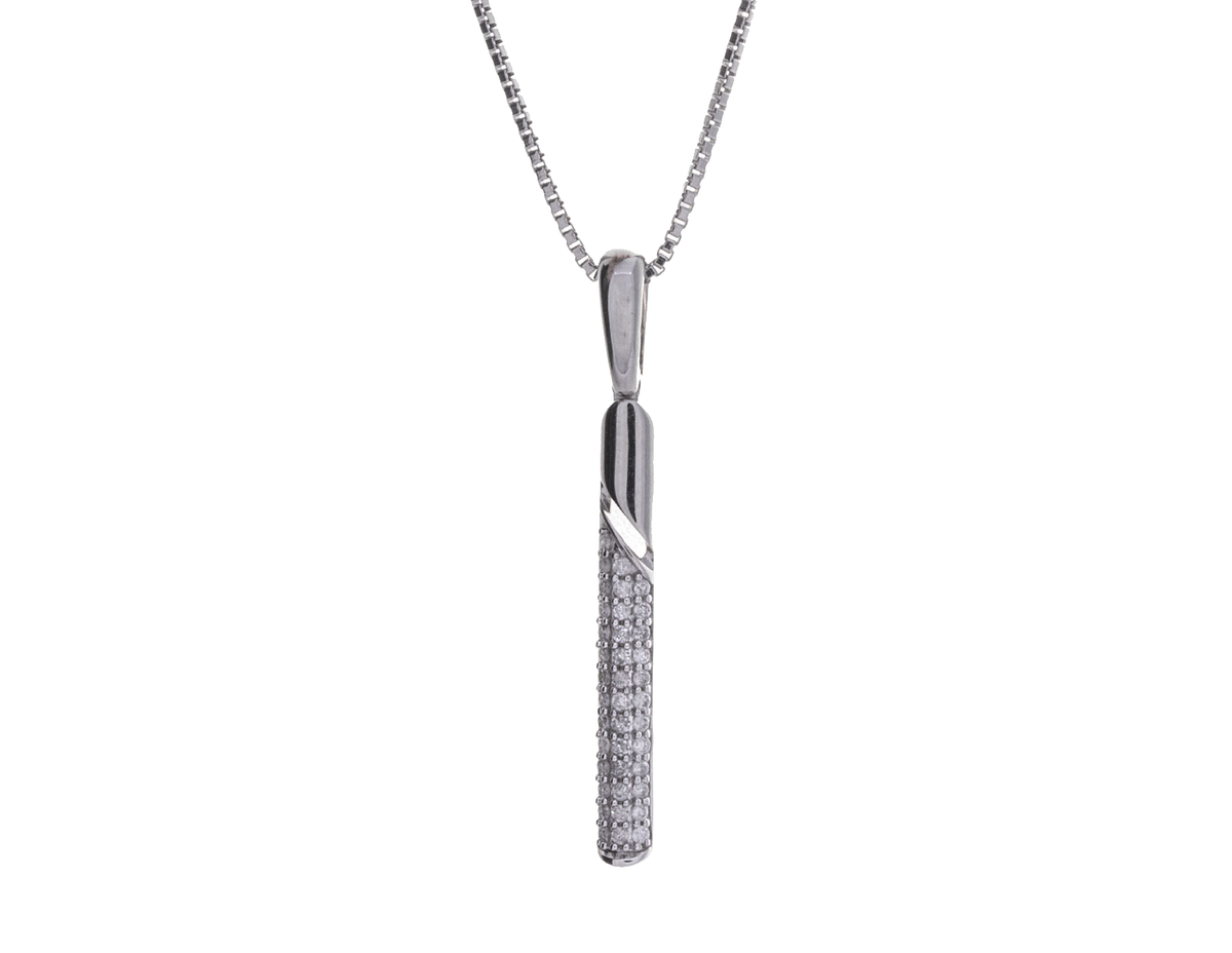 1/6ct. t.w. Diamond Pendant in Sterling Silver