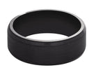 8mm Tantalum Noir Comfort Fit Men's Wedding Ring