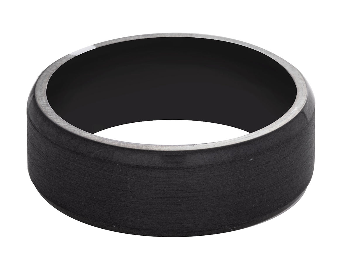 8mm Tantalum Noir Comfort Fit Men's Wedding Ring