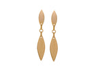 Marquise Duo Drop Earrings in 14K Yellow Gold