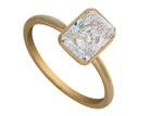 2ct. Radiant Cut Newborn Lab Created Diamond Engagement Ring in 14K Yellow Gold