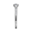 1/2ct. t.w. Round Cut Diamond Engagement Ring in 14K White Gold