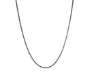 20" Polished Rope Chain in Stainless Steel