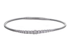 7/8ct. t.w. Diamond Bangle Bracelet in 14K White Gold