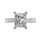 7/8ct. t.w. Diamond Engagement Ring in 14K White Gold