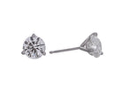 2ct. t.w. Diamond Martini 3-Prong Stud Earrings in 14K White Gold