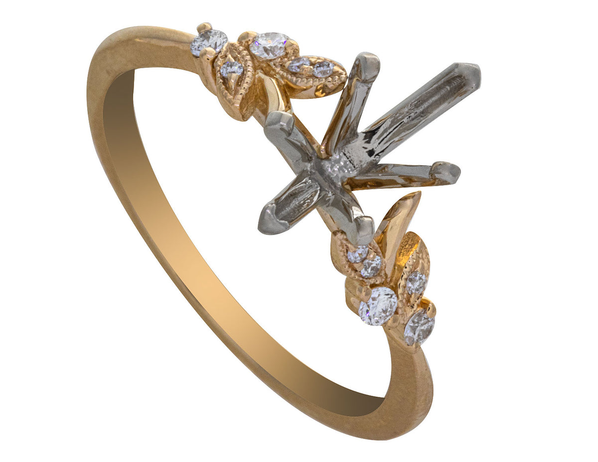 1/10ct. t.w. Diamond Engagement Ring in 14K Yellow Gold