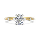 1/5ct. t.w. Diamond Engagement Ring in 14K White and Yellow Gold