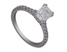 1 5/6ct. t.w. Emerald Cut Diamond Engagement Ring in 14K White Gold