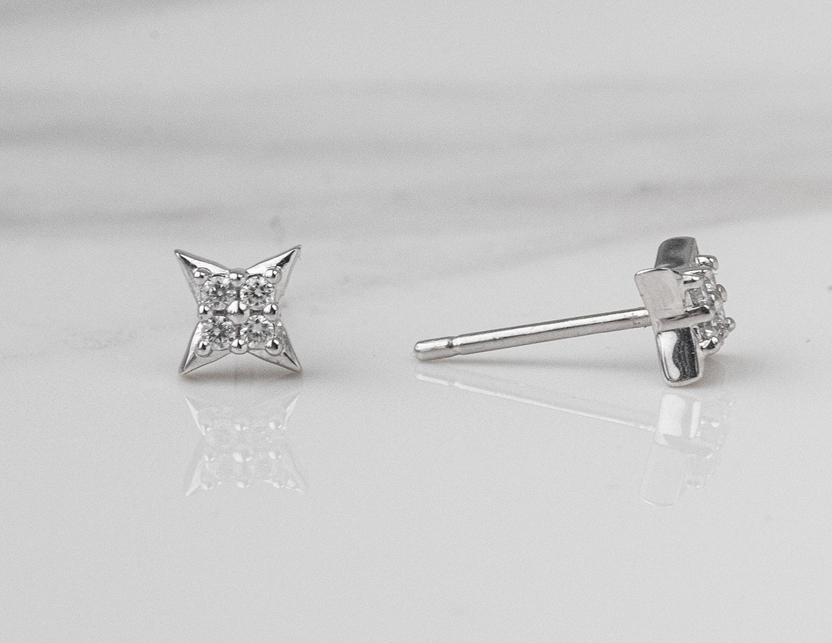 1/10ct. t.w. Diamond Earrings in Sterling Silver