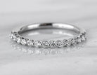 1/3ct. t.w. Newborn Lab Created Diamond Anniversary Ring in 14K White Gold