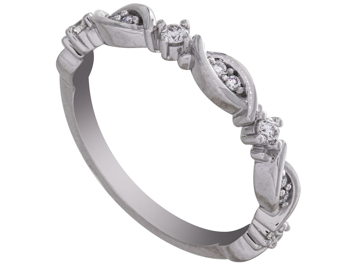 1/6ct. t.w. Diamond Fashion Ring in 14K White Gold