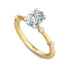 1/7ct. t.w. Diamond Engagement Ring in 14K White and Yellow Gold