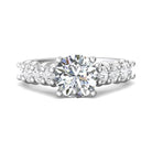 1 1/5ct. t.w. Diamond Engagement Ring in 14K White Gold