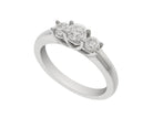 1ct. t.w. 3-Stone Kessler 81 Round Diamond Ring in 14K White Gold