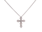 1/2ct. t.w. Diamond Cross Pendant in 14K White Gold
