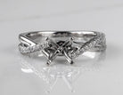 1/7ct. t.w. Diamond Engagement Ring in 14K White Gold
