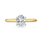 .05ct. t.w. Diamond Engagement Ring in 14K Yellow and White Gold