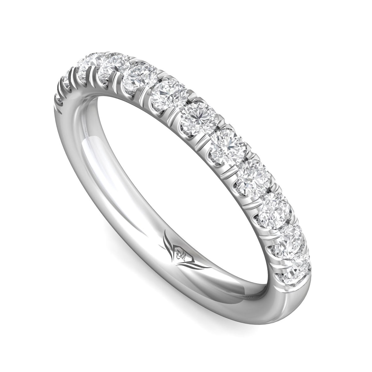 3/4ct. t.w. Diamond Wedding Ring in 14K White Gold